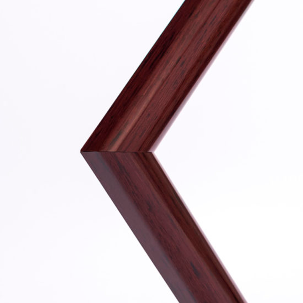 Marco tradicional color Caoba