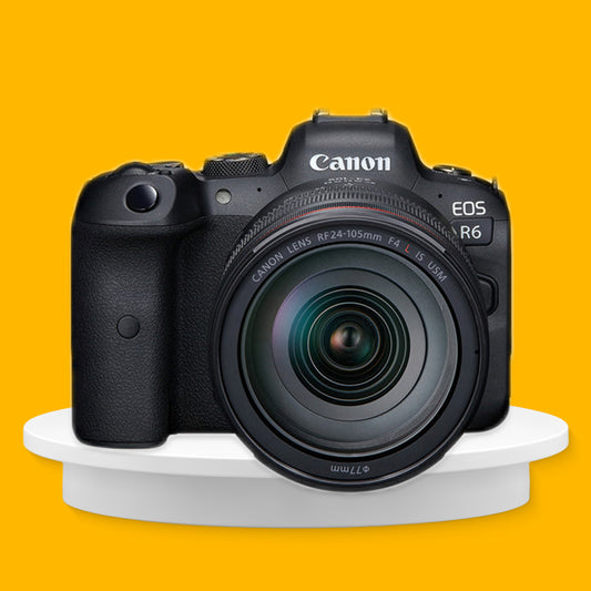 Cámara Canon EOS R6 con lente RF24-105mm F4 L IS USM