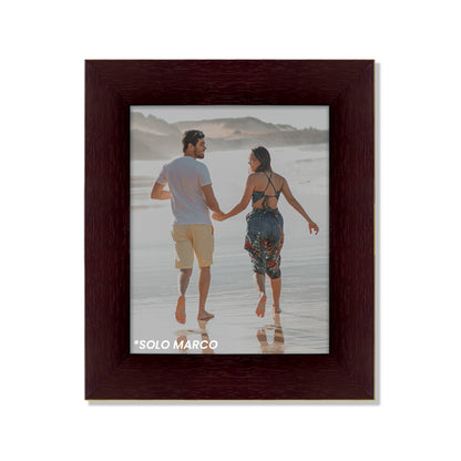 Marco color Chocolate con textura