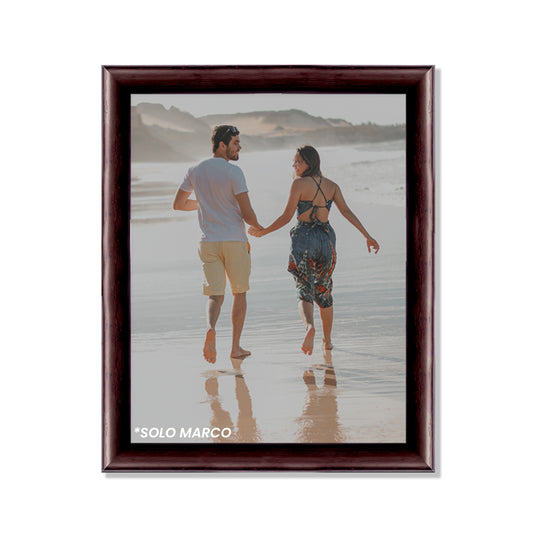 Marco tradicional color Chocolate