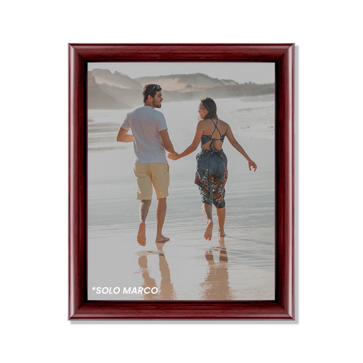 Marco tradicional color Caoba