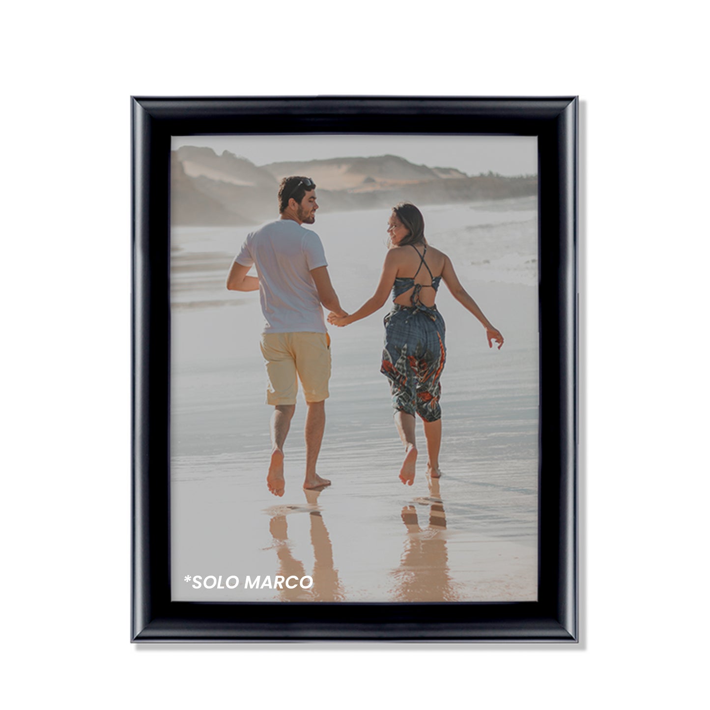 Marco tradicional color Negro