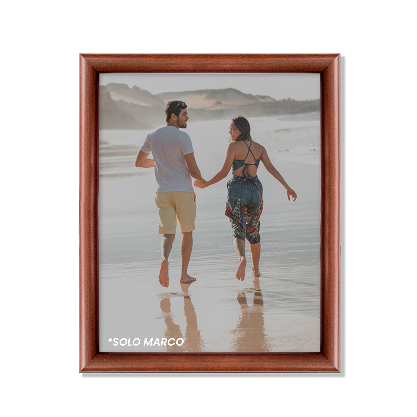 Marco tradicional color Nogal