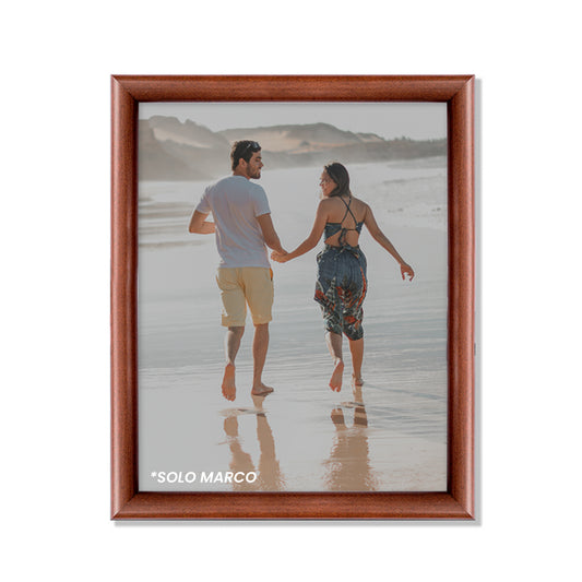 Marco tradicional color Nogal