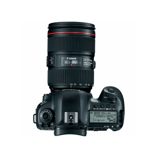 Cámara Canon EOS 5D Mark IV con lente EF 24-105mm F/4L IS II USM