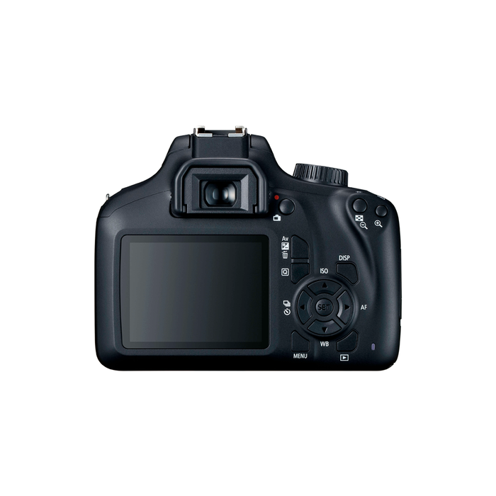 Cámara Canon EOS Rebel T100 con lente EF-S 18-55 DCIII— FOTO FÁCIL