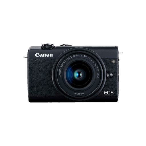 Cámara Canon Mirrorless EOS M200, lente EF-M 15-45mm