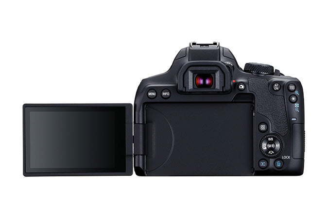 Cámara Canon EOS Rebel T8i con lente EF-S 18-55mm IS STM— FOTO FÁCIL
