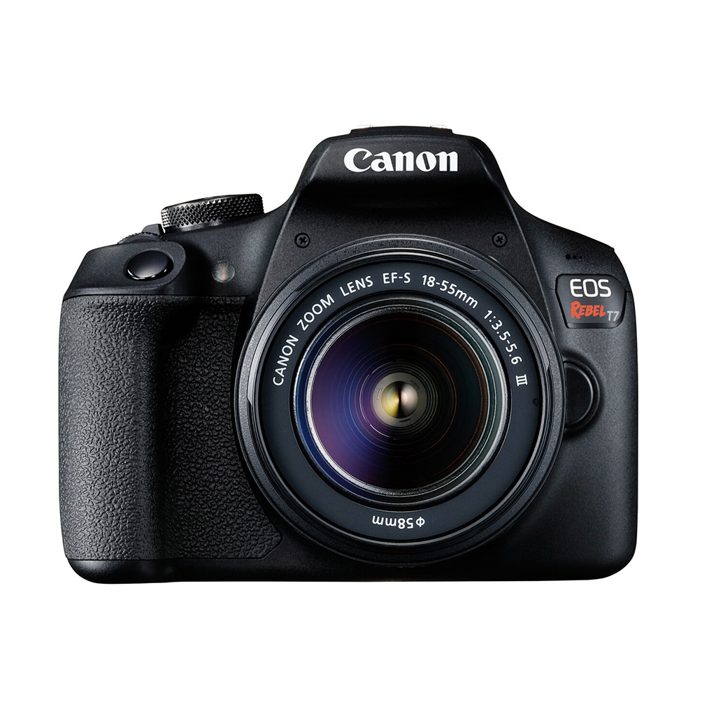 Cámara Canon EOS Rebel T7 con lente 18-55mm— FOTO FÁCIL